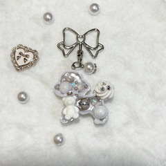 プードル♡チャームホワイトの画像