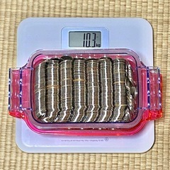 洗浄済25φ メダル 2箱分 ドル箱 2個付きの画像