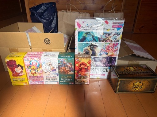 未開封　ワンピースカード BOXとデュエルマスターズ BOX