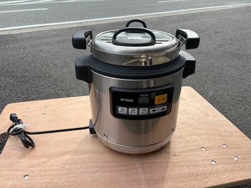 ■中古品 タイガー スープジャー JHI-N050 2019年 100V 5Ｌ 315ｘ271ｘ331ｍｍ 厨房 動作問題なし マイコンスープジャー■