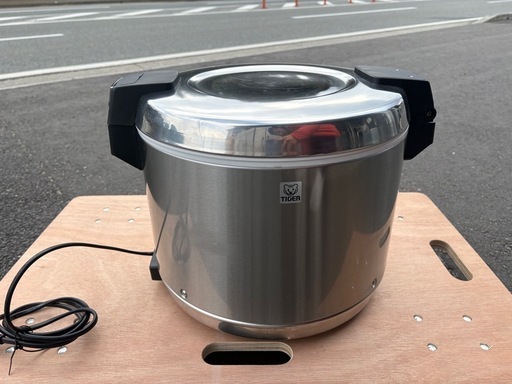 中古品 タイガー電子ジャー JHA-540A 5.4L 3升 2022年 435ｘ358ｘ315ｍｍ 厨房 保温ジャー 動作問題なし