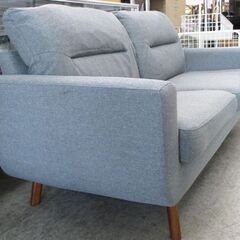 2人掛けソファ 約180cm 2.5P グレー系 ファブリック 札幌市北区屯田の画像