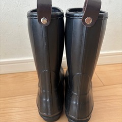 レインブーツ ブラック 長靴 黒　レディース　Lの画像