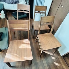 本引き取り者確定　ダイニングチェア　4脚の画像