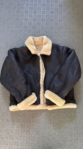 明日まで！定価65000→17000円 B-3ムートンジャケット　90s