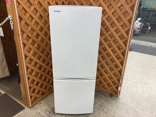 【愛品館江戸川店】保証充実TOSHIBA　2021年製153L　2ドア冷凍冷蔵庫GR-S15BS（W)