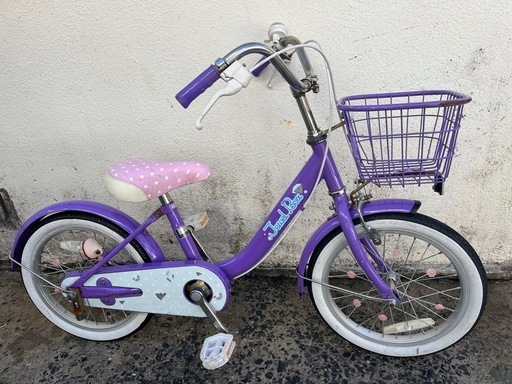 16インチ2輪車キッズバイク自転車バイク ?プロフ必読
