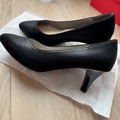 オリエンタルトラフィック 黒パンプス 36の画像