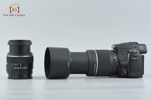 【中古】SONY ソニー α33 SLT-A33Y ダブルズームレンズキット シャッター回数僅少