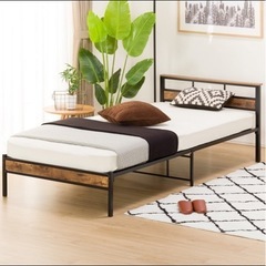 ニトリ　シングルベッドフレーム（Dフレームバジーナ STN）の画像