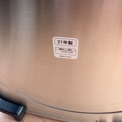 ■③中古品 タイガー電子ジャー JHE-A720 保温米飯容量7.2L 4升 2021年 100V 400Ｘ420Ｘ306ｍｍ 動作問題なし■の画像