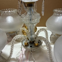 ※無料¥0-※★オシャレ★ガラス製4灯シャンデリア アンティーク 照明器具　の画像