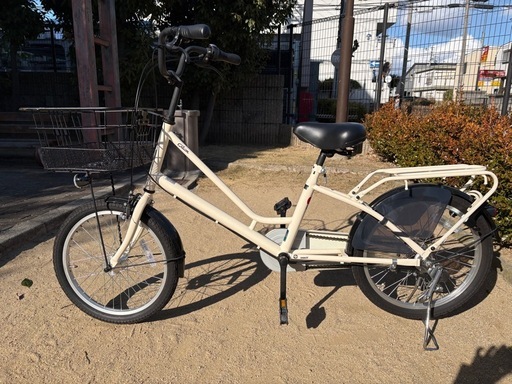 ※取引中※「クリーム」Cream Cargo（クリーム カーゴ）BAA203-O 小径子供乗せ 20インチ 3段変速 ミニベロ 自転車