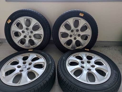中古夏タイヤ4本　205/55R16 ホンダ純正ホイール