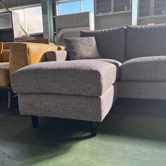 【美品】ニトリ3人掛けソファ　オットマン　三人掛け　3p 3P 　グレー　家具　インテリア　の画像