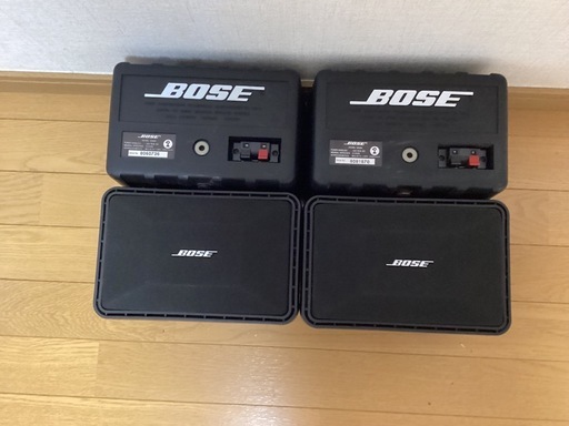 TA-V606とBOSE101MM×4とコ-ド×8+6mロングコード