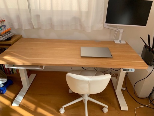 電動昇降デスクFLEXISPOT E7 天板付き