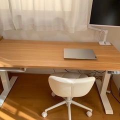 電動昇降デスクFLEXISPOT E7 天板付きの画像