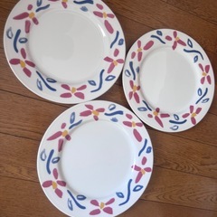 hakka ハッカ　プレート　お皿　3枚の画像