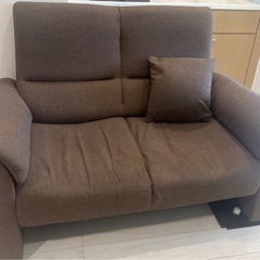 2人掛け 布張りソファ (ナルタ 布KD) ニトリ の画像