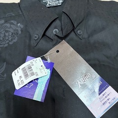 かりゆし　黒　喪服　LLの画像