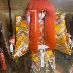 歌舞伎人形　ケース付きの画像