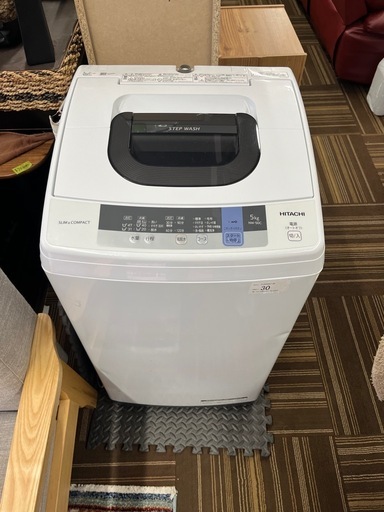 凹みあり日立 全自動電気洗濯機 5.0kg 2019年製 