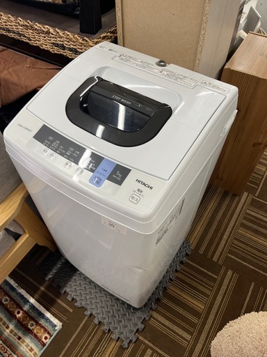 凹みあり日立 全自動電気洗濯機 5.0kg 2019年製 