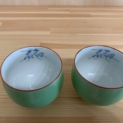 有田焼 博鵬作 湯呑み2個セットの画像