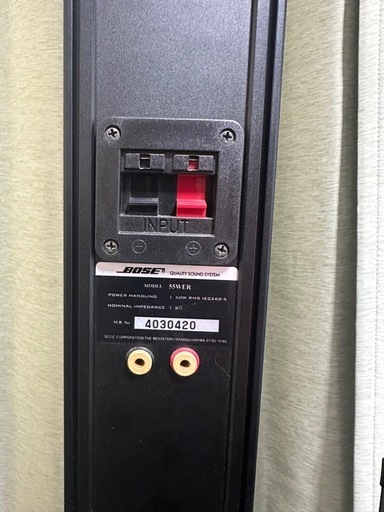 Bose 55WERタワースピーカー ブラック