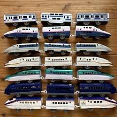 【プラレール＋レールまとめ売り】新幹線5種＋2種おまけつきの画像