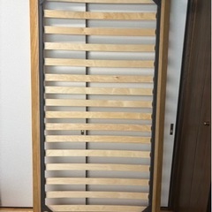 無印良品　木製ベッドフレーム（足付き）の画像