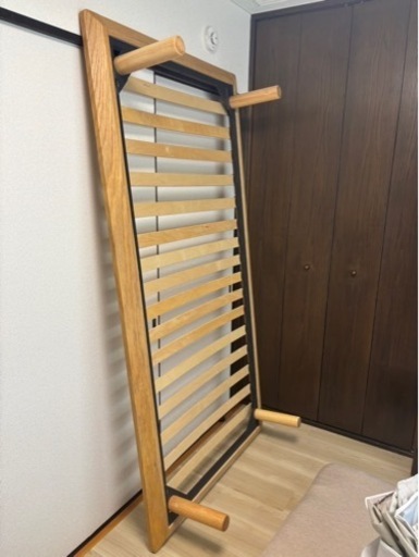 無印良品 木製ベッドフレーム（足付き） トップ 無印良品 ￼セミダブル