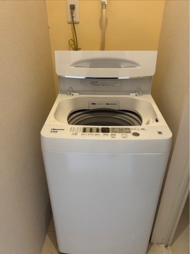 Hisense 洗濯機 5.5kg HW-55E2W｜使用2年｜動作良好｜