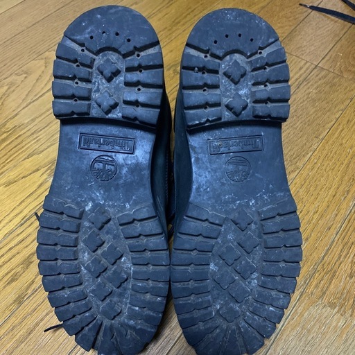 ブラックレザー ブーツ　Timberland 10w ティンバーランド