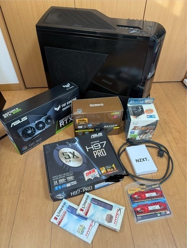 自作ゲーミングデスクトップPC 一式(ストレージ無し)