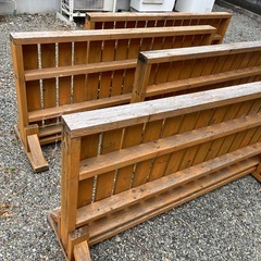 【差し上げます】木製フェンスの画像