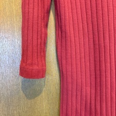 CIAOPANIC TYPY オーバルネックチュニックニッレッドFの画像