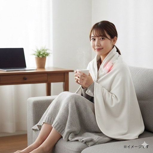 【卸値10枚】新品USB温熱ストール(白)転売OK！利益狙える！お客様プレゼント・イベント景品にも