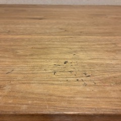 汚れ傷あり ローテーブル 引出し付 天然杉材 日本製 丈夫！の画像