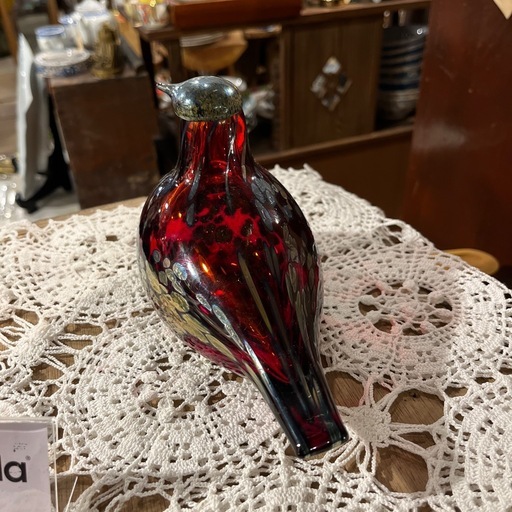 イッタラ　ガラス　置き物　鳥