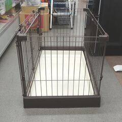 リッチェル もっとお掃除簡単ペットサークル 90-60 ダークブラウン 超小型犬・小型犬用 Richell 西岡店の画像