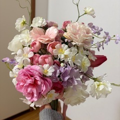 アーティフィシャルフラワーブーケ　結婚式　前撮りの画像