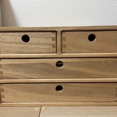 ミニ チェスト 木製 机上 収納 ケース 