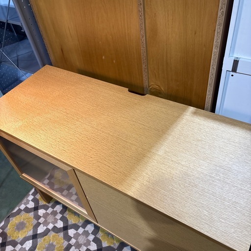 【極美品】柏木工 KAZARU サイドボード オーク材 飛騨家具 キャビネット