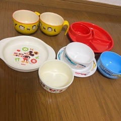 【中古】子供食器数点の画像