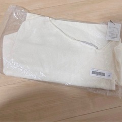 GRL　ワンショルダーリボンリブニットトップス[tu1405]の画像