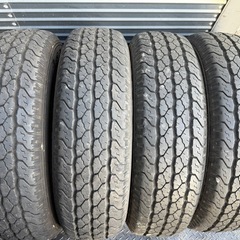 【バリ山　24年製】195\80R15 ハイエース用　タイヤホイールセット　4本の画像