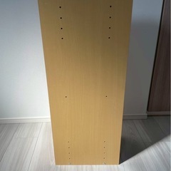 ニトリ カラーボックス 2段 縦長 ライトブラウンの画像