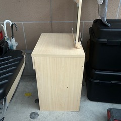 ドレッサー　　　化粧台　白　大阪府大東市の画像